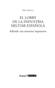 EL LOBBY DE LA INDUSTRIA MILITAR ESPAÑOLA