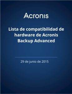 HP - Acronis