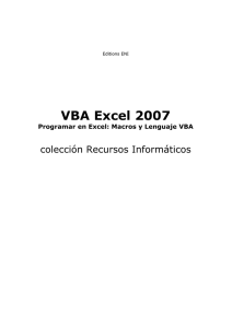 VBA Excel 2007 - Muchoslibros.com