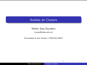 Analisis de Clusters - Universidad de San Andrés