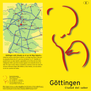 Gotinga - Ciudad del saber - Cursos de alemán en Alemania