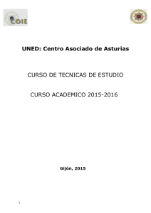 THE Uned 2015 - UNED Centro Asociado de Asturias