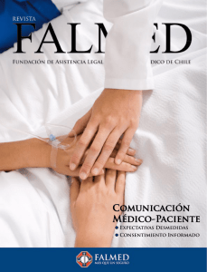 COMUNicAcióN MÉdicO-PAciENTE