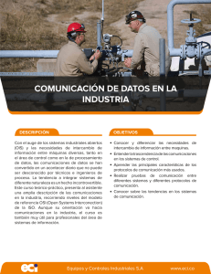 Comunicación de datos en la industria