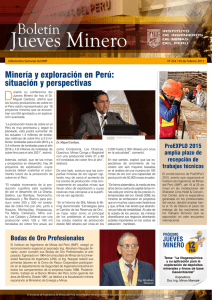 Minería y exploración en Perú: situación y perspectivas