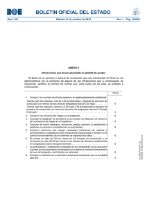 Anexos II a VII del Real Decreto Legislativo 6/2015, de 30 de octubre