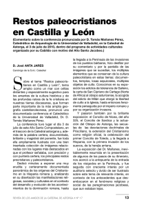 Restos paleocristianos en Castilla y León