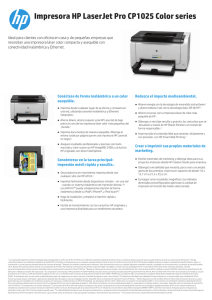 Impresora HP LaserJet Pro CP1025 Color series