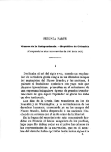 PDF (Segunda Parte. Guerra de la independencia, República de