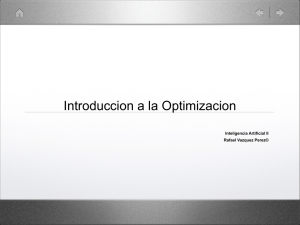 Introduccion a la Optimizacion