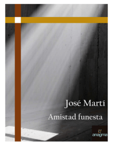 Amistad funesta de José Martí
