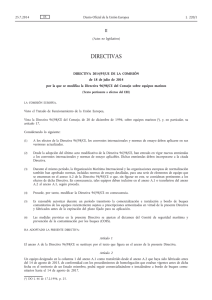 Directiva 2014/93/UE de la Comisión, de 18 de julio de 2014, por la