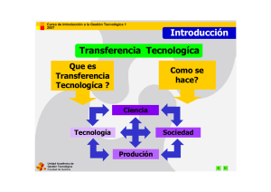 Presentación de clase de Transferencia Tecnologica