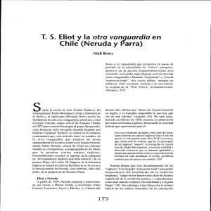 TS Eliot y la otra vanguardia en Chile (Ne.ruda y Parra)