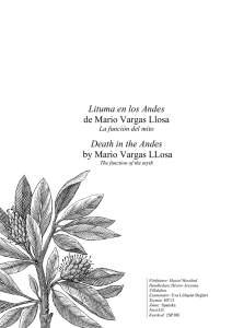 Lituma en los Andes, de Mario Vargas Llosa: La función del mito