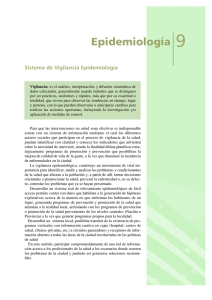 Vigilancia epidemiológica - Representación OPS/OMS en Argentina