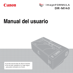 DR-M140 Manual del usuario