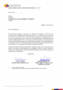 Quito,DM,: :, ..,.,,, oficio No. 00602-UJMCS. "8", de 19 de julio