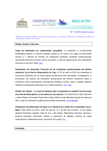 N° 15 /2014 Abril-Junio. - Universidad Juan Agustín Maza