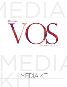media kit - Revista VOS