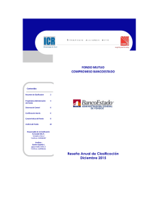 Informe de la clasificadora ICR Chile