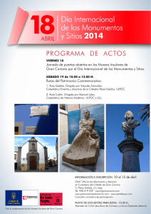 Programa Día Internacional de los Monumentos y Sitios 2014