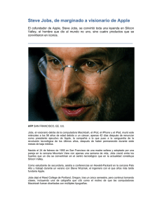 Steve Jobs, de marginado a visionario de Apple