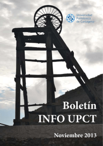 Boletín INFO UPCT - Universidad Politécnica de Cartagena