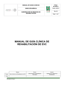 MG-SMR-07 Guía Clínica de Rehabilitación de Pacientes con EVC
