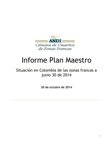 Informe Plan Maestro