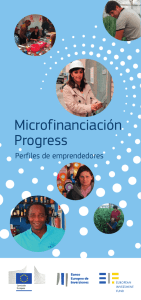 Microfinanciación Progress: perfiles de emprendedores