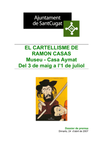 EL CARTELLISME DE RAMON CASAS Museu