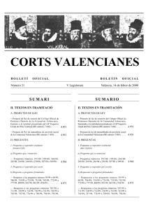 iii. informació - Corts Valencianes