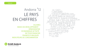 le pays en chiffres - Crèdit Andorrà Financial Group, experts en
