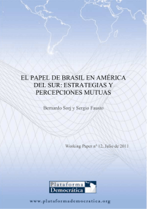 El papel de Brasil en América del Sur
