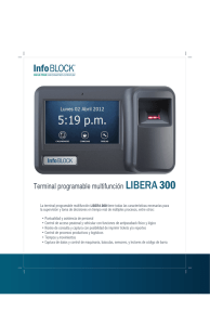 Terminal programable multifuncion LIBERA 300