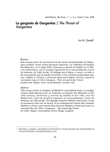La garganta de Gargantúa / The Throat of Gargantua