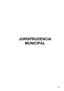 JURISPRUDENCIA MUNICIPAL - Asesoría General de Gobierno