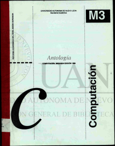 Computación antología - Universidad Autónoma de Nuevo León