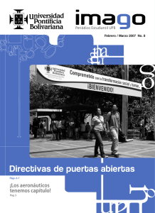 Directivas de puertas abiertas - Universidad Pontificia Bolivariana