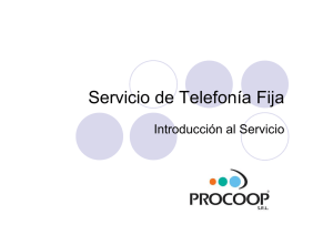 Introducción a Servicio Telefonía Fija [Modo de