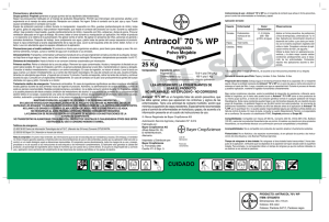 Antracol® 70 % WP - Bayer CropScience Chile