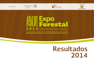Resultados 2014 - expo forestal 2016