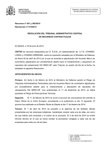 Recursos nº 391 y 392/2014 Resolución nº 472/2014 RESOLUCIÓN