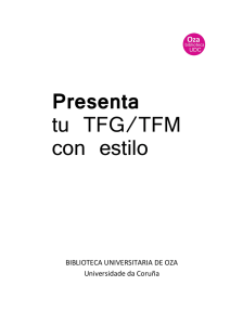 Presenta tu TFG/TFM con estilo