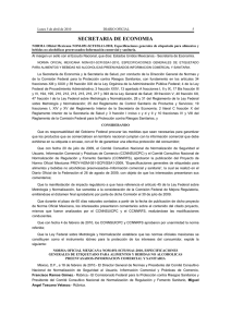 NORMA OFICIAL MEXICANA NOM-051-SCFI/SSA1