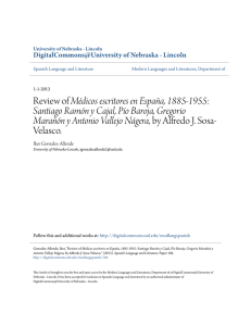Review of Médicos escritores en España, 1885-1955