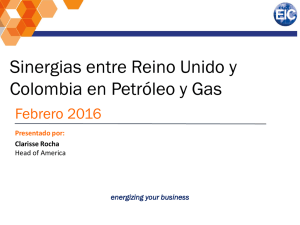 Sinergias entre Reino Unido y Colombia en Petróleo y Gas