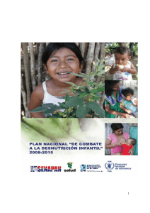Plan Nacional de Combate a la Desnutrición Infantil 2008-2015