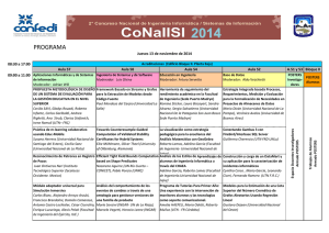 Descargar Programa CoNaIISI 2014
